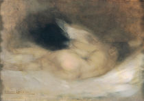 Reclining Nude by Eugene Carriere