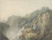 Tivoli with the Temple of the Sibyl and the Cascades by Joseph Mallord William Turner