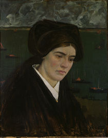 Young Woman at Ile de Sein von Charles Cottet