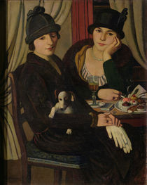 Women in a Cafe, c.1924 von Pietro Marussig