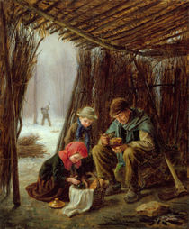 The Woodcutter's Meal, 1873 von Pierre Edouard Frere