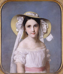 Portrait of Miss Emily Leo by Wilhelm Auguste Rudolf Lehmann