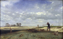 The Hunt, 1847 von Alexandre Gabriel Decamps