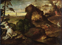 Orpheus and Eurydice by Titian