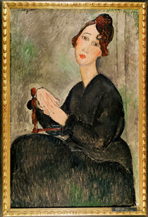 Portrait of Dedie Hayden, 1918 by Amedeo Modigliani