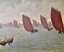 Breeze, Concarneau, 1891 by Paul Signac