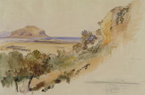 View near Palermo, 1847 von Edward Lear