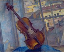 Violin, 1918 by Kuzma Sergeevich Petrov-Vodkin