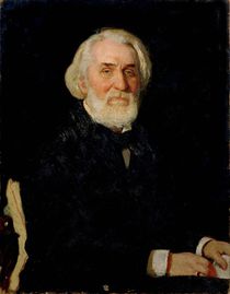 Portrait of Ivan S. Turgenev by Ilya Efimovich Repin