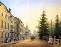Court Departure at the Main Entrance of the Great Palace by Vasili Semenovich Sadovnikov
