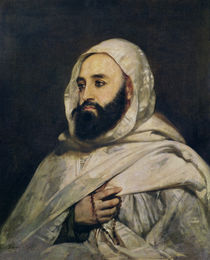 Portrait of Abd el-Kader von Jean Baptiste Ange Tissier