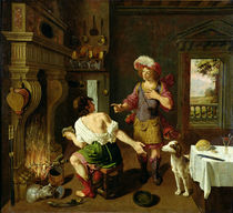 Esau Selling his Birthright to Jacob von Michel Corneille