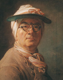 Self Portrait, 1775 von Jean-Baptiste Simeon Chardin