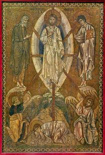 Portable icon depicting the transfiguration von Byzantine