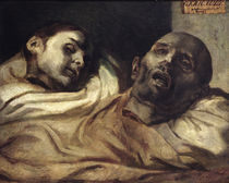 Heads of Torture Victims, study for The Raft of the Medusa von Theodore Gericault