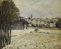 The Snow at Marly-le-Roi, 1875 von Alfred Sisley