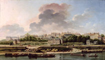 The Quay and Village of Passy in 1757 von Nicolas Raguenet