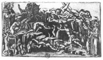 Hell, from 'The Divine Comedy' by Dante Alighieri von Sandro Botticelli