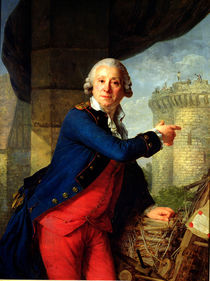 Jean-Henri Chevalier de Latude by Antoine Vestier