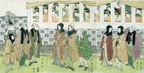 Actors Walking by Utagawa Toyokuni