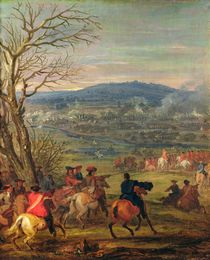 Louis XIV in Battle near Mount Cassel by Adam Frans Van der Meulen