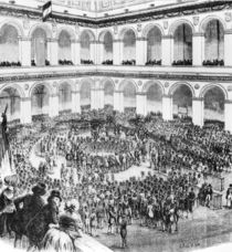 At the Paris Bourse, 1846 von French School