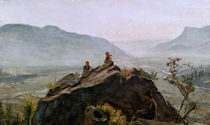 View of the Adige Valley, 1831 von Rudolph Friedrich Wasmann