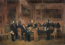 Council of Ministers at the Tuileries Signing the Law of Regency von Claude Jacquand