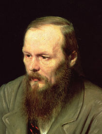 Portrait of Fyodor Dostoyevsky 1872 von Vasili Grigorevich Perov