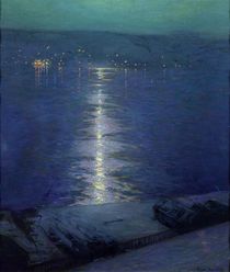 Moonlight on the River, 1919 by Lowell Birge Harrison