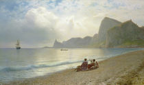On the Beach, 1884 von Lef Feliksovich Lagorio
