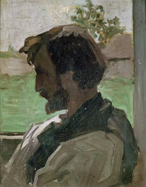 Self Portrait at Saint-Saveur by Jean Frederic Bazille