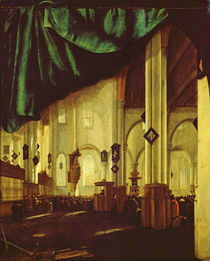 Interior of the Protestant Church in Delft by Cornelis de Man