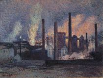 Study for Factories near Charleroi by Maximilien Luce