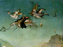 Temptation of St.Anthony, detail of left hand panel by Hieronymus Bosch