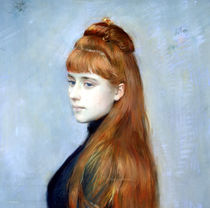 Portrait of Mademoiselle Alice Guerin by Paul Cesar Helleu