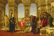 Calumny of Apelles, 1497-98 von Sandro Botticelli