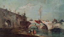 Landscape with a Canal von Francesco Guardi