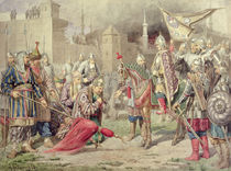 Tsar Ivan IV Vasilyevich the Terrible conquering Kazan von Aleksei Danilovich Kivshenko