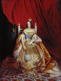 Portrait of Alexandra Fyodorovna wife of Tsar Nikolai I by Carl Timoleon von Neff