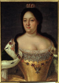 Portrait of Empress Anna Ioannovna von Johann Heinrich Wedekind