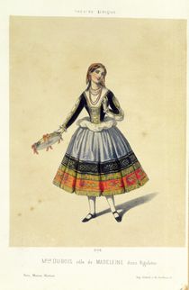 Maddalena, from 'Rigoletto' by Giuseppe Verdi 1885 von French School