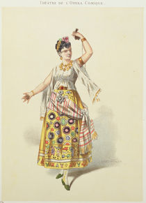 Galli Marie in the role of Carmen in 'Carmen' by Georges Bizet von French School