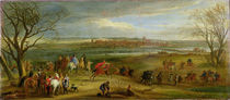 View of the Siege of Dole, 14 February 1668, after 1668 von Adam Frans Van der Meulen