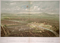 Panoramic view of the Exposition Universelle by French School