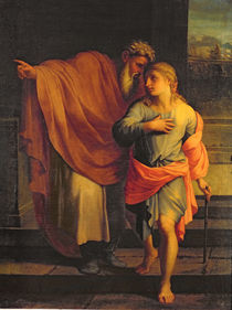 Jacob Sending his Son, Joseph by Eustache Le Sueur