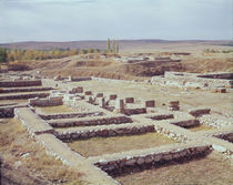 View of the archaeological site von Hittite