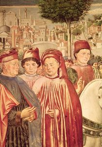 St. Augustine Departing for Milan by Benozzo di Lese di Sandro Gozzoli