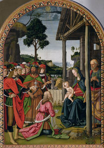 Adoration of the Magi, c.1476 von Pietro Perugino