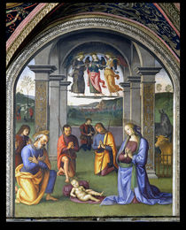 The Adoration of the Shepherds von Pietro Perugino